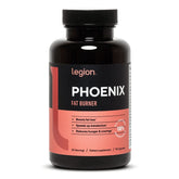 LEGION Phoenix bottle front view for daily metabolism support.