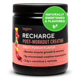 LEGION Recharge fruit punch bottle supports natural post-workout recovery