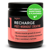 Legion Recharge post-workout bottle for convenient recovery after training.