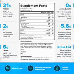 LEGION Whey+ bottle front shows transparent label and quality ingredients.