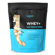 LEGION Whey+ bottle pouring to show smooth mix and easy drinking