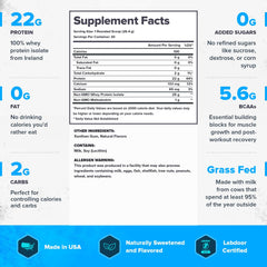 LEGION Whey+ nutrition label shows high protein per serving