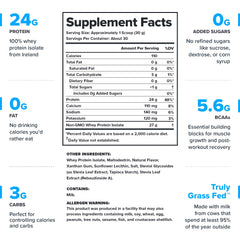 LEGION Whey+ protein powder jar reveals clean, transparent ingredients.