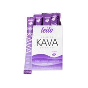 LEILO Calming Kava Berry stick pack ready for on-the-go relaxation.