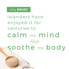 LEILO kava-relax sparkling glass showing soothing balance after work