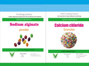 LEIMENGCHEF sodium alginate powder bottle for smooth spherification and gels