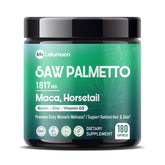LELUMOON Premium Saw Palmetto bottle front supports a daily wellness routine.
