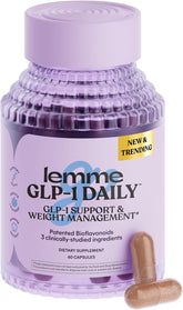 Lemme GLP-1 Daily bottle with capsules supports appetite control.