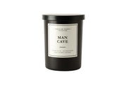Leoben Company masculine aroma candle bottle close-up for refined ambiance