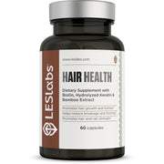LES Labs Hair Health bottle shown for daily hair and nail support