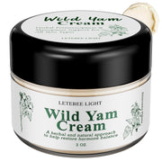 Letebee Light Wild Yam Cream bottle for daily use and skin-friendly support