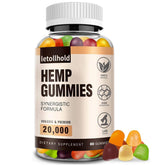 Letollhold hemp gummies bottle with calming label for restful evenings