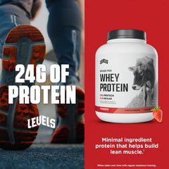 Levels Grass-Fed Whey made in USA label emphasizing quality.