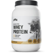 Levels Grass Fed Whey Cappuccino tub ready for post-workout shakes