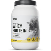 Levels Grass Fed Whey Vanilla Bean powder tub for clean daily protein fueling