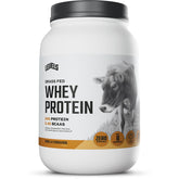 Levels Grass Fed Whey Vanilla Cinnamon powder bottle showing clean, high-protein nutrition.