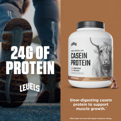 Ingredients of Levels casein: cacao powder, natural flavor, monk fruit