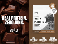 Levels Nutrition whey scoop-dispensing shows easy mixing