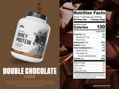 Levels whey label closeup shows clean ingredients.