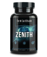 Leviathan Zenith bottle shown for focus support in daily routine.