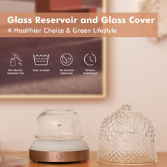 Levoair diffuser with rose gold base adds an elegant touch to any room.