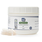 LFA Capsules Empty Size 1 bottle packaging shows easy storage and tamper-proof seal.