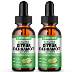 Lickshine 3000mg Citrus Bergamot Drops bottle supports daily cholesterol management