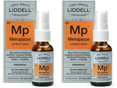 Liddell homeopathic menopause spray bottle front view for natural support.