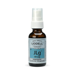 Liddell Jet Lag Remedy label close-up showing potency and ingredients