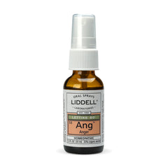 Liddell Letting Spray Go Anger under-tongue application demonstrates quick use.