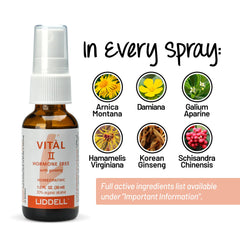 Vital II spray delivering fast absorption to support daily energy