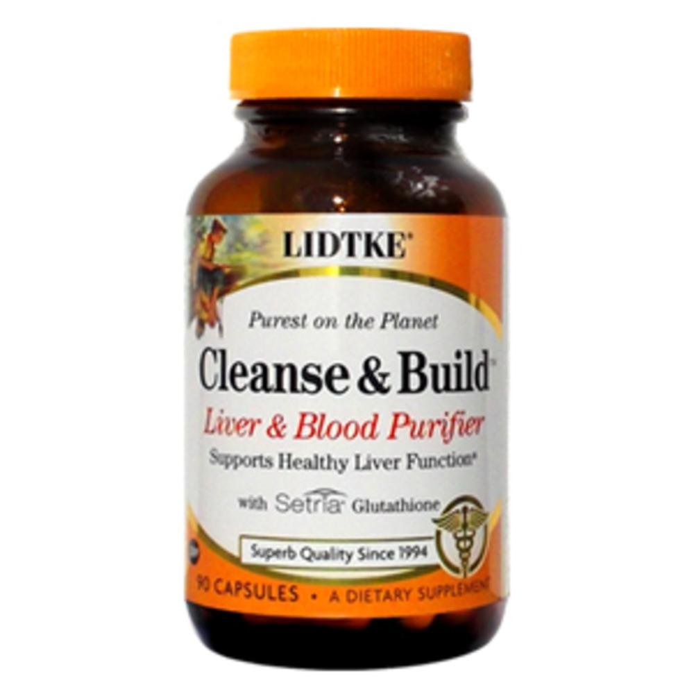 Lidtke Cleanse and Build Capsules bottle for daily liver and blood support