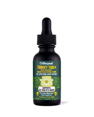 Life Cykel Turkey Tail liquid extract bottle shown for gut-friendly daily use.