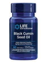 Life Extension Aceite de comino negro - botella, apoya la respuesta inmune saludable.