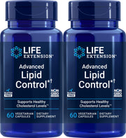 Life Extension Advanced Lipid Control bottle with capsules for daily use and support