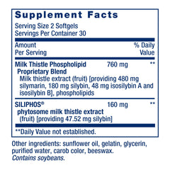 Graphic of silybin-phytosome absorption for Life Extension milk thistle