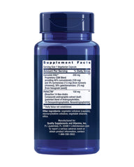 Life Extension Arthro-Immune bottle back displays ingredients and supplement facts for transparency