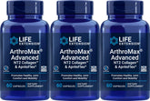 Life Extension ArthroMax bottle with NT2 Collagen and ApresFlex highlighting joint support.
