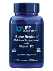 Life Extension Bone Restore bottle front signaling bone support.