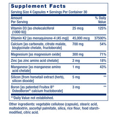 Life Extension Bone Restore Elite capsules ready for daily bone health routine.
