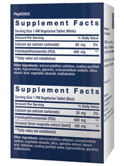 Life Extension ComfortMAX tablets laid out to illustrate vegetarian capsules for daily comfort.