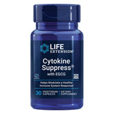Life Extension Cytokine Suppress with EGCG bottle front view, premium immune-support formula.