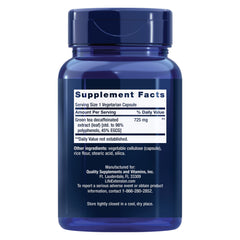 Life Extension Mega Green Tea Extract capsules arranged to reveal shape