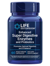 Life Extension Enhanced Super Digestive Enzymes and Probiotics bottle supports digestion and gut balance.