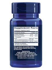 Life Extension Homocysteine Resist capsules image emphasizes gluten-free, non-GMO formulation.