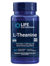 Life Extension L-Theanine: botella de cápsulas para relajación diaria.