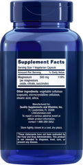 Life Extension Magnesium Caps capsules close-up for easy daily intake.