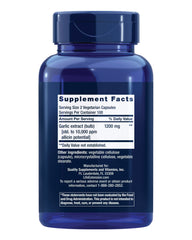 Life Extension Optimized Garlic capsules ready for daily heart and immune health routines.