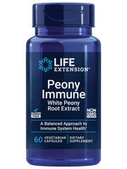 Life Extension Peony Immune bottle on shelf suggesting daily immune balance