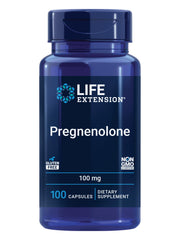 Life Extension Pregnenolone bottle-front signaling hormone balance and vitality potential